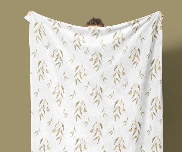 Couverture câline 'Feuille'