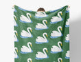 'Green Swan' Kuscheldecke