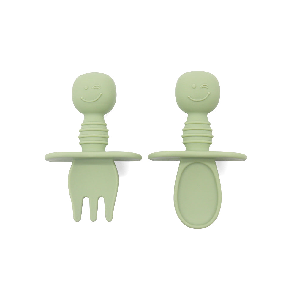 'Babysafe' baby cutlery with mouth stopper