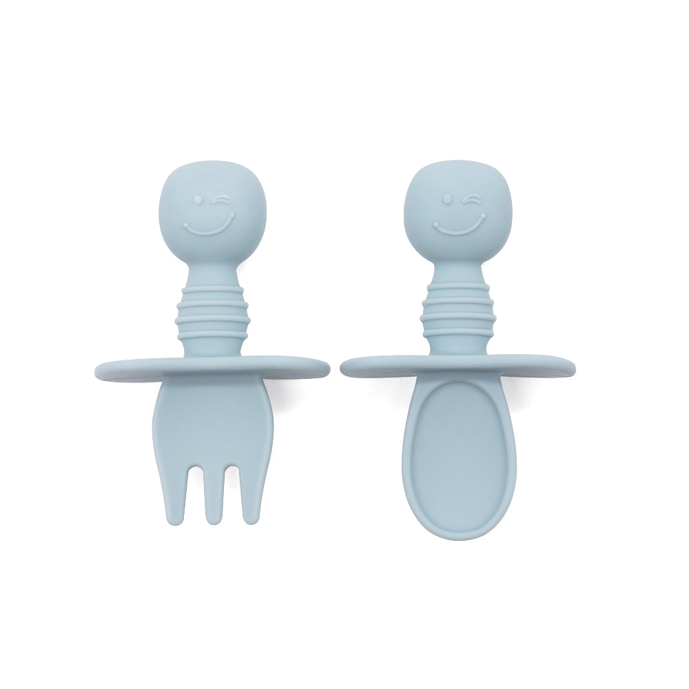 'Babysafe' baby cutlery with mouth stopper