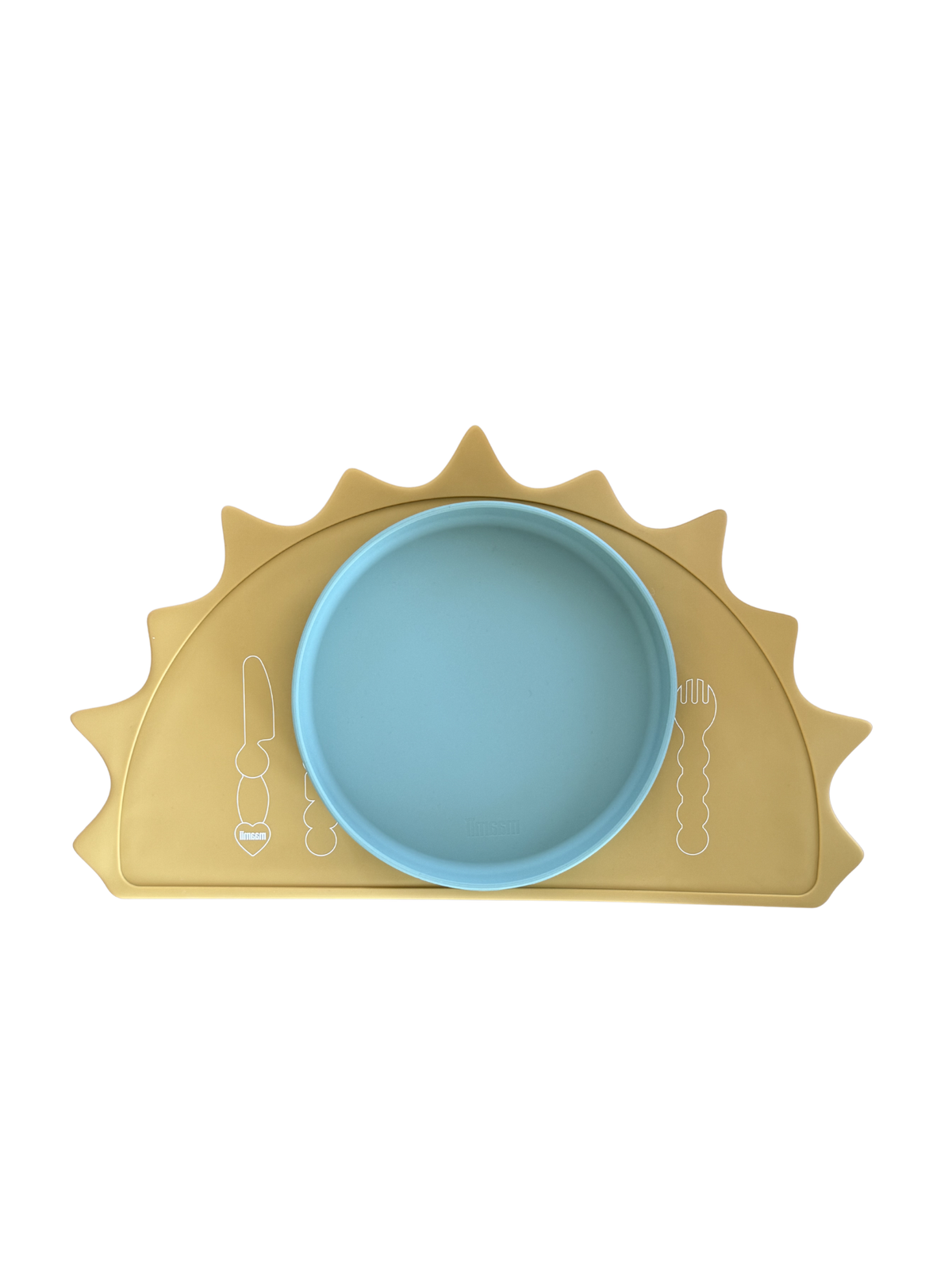 'Nature Flat' silicone plate 