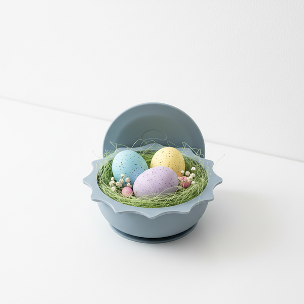 'Happy Bowl' children's bowl with lid