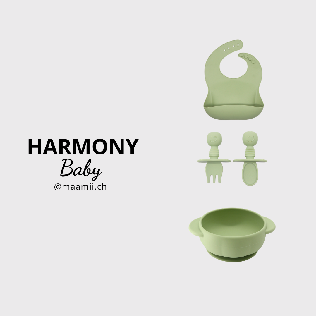 'Harmony Baby' - Silikon Babygeschirr Set