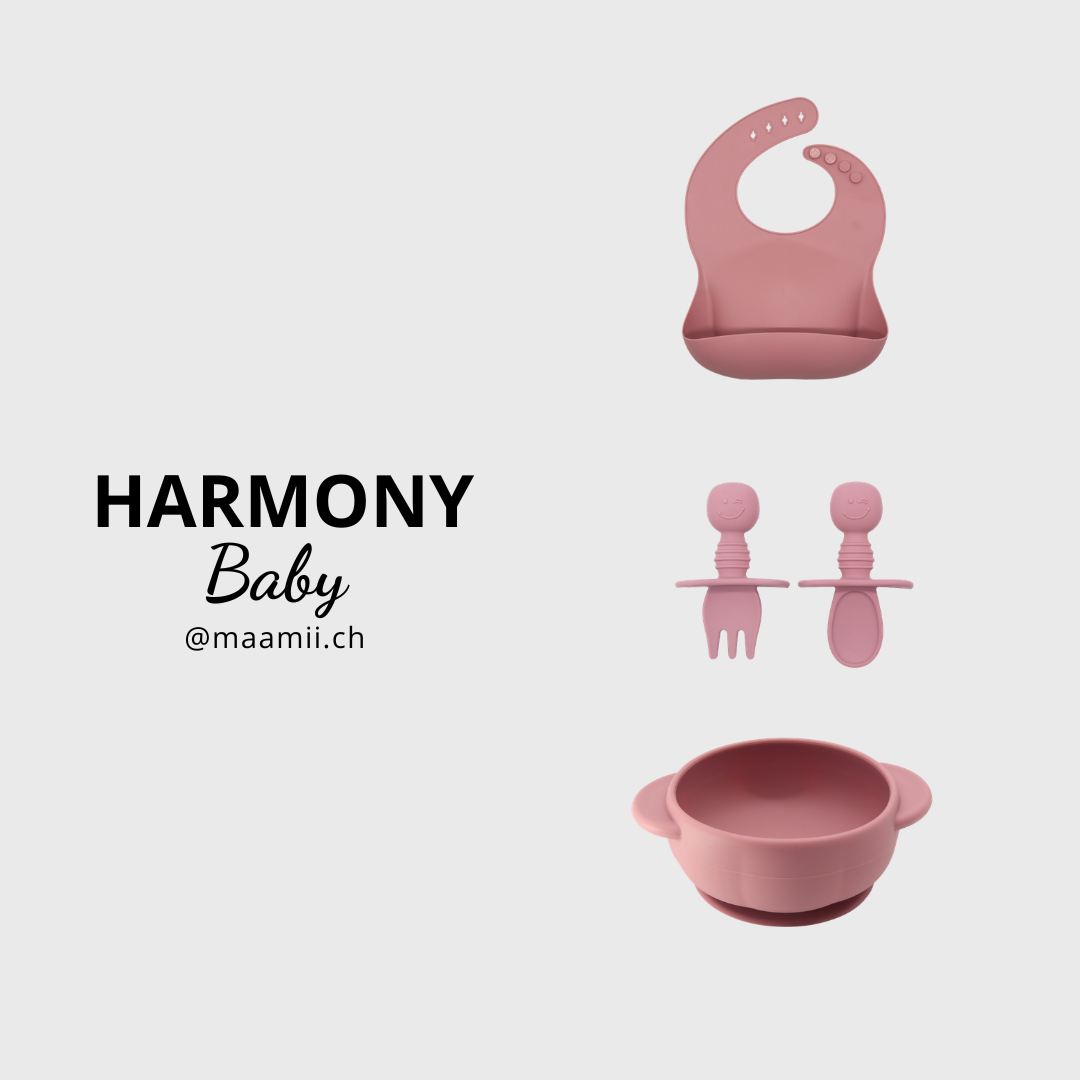 'Harmony Baby' - Silikon Babygeschirr Set