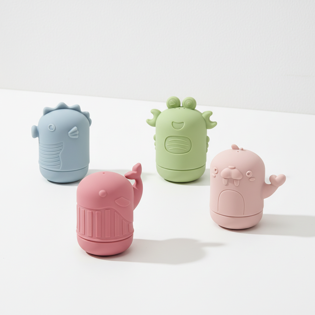 AquaFriends – Silicone bath toys for little explorers 