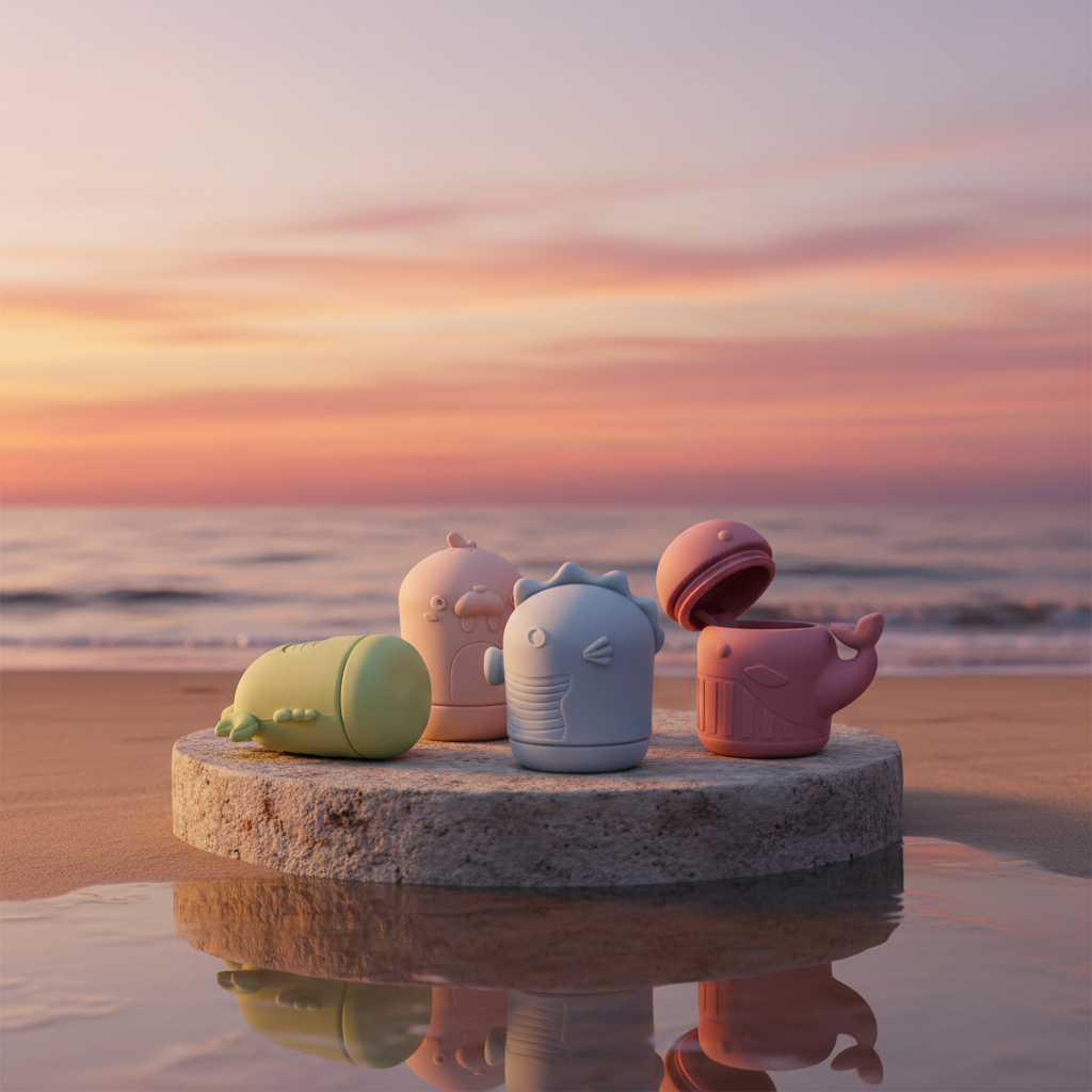 AquaFriends – Silicone bath toys for little explorers 