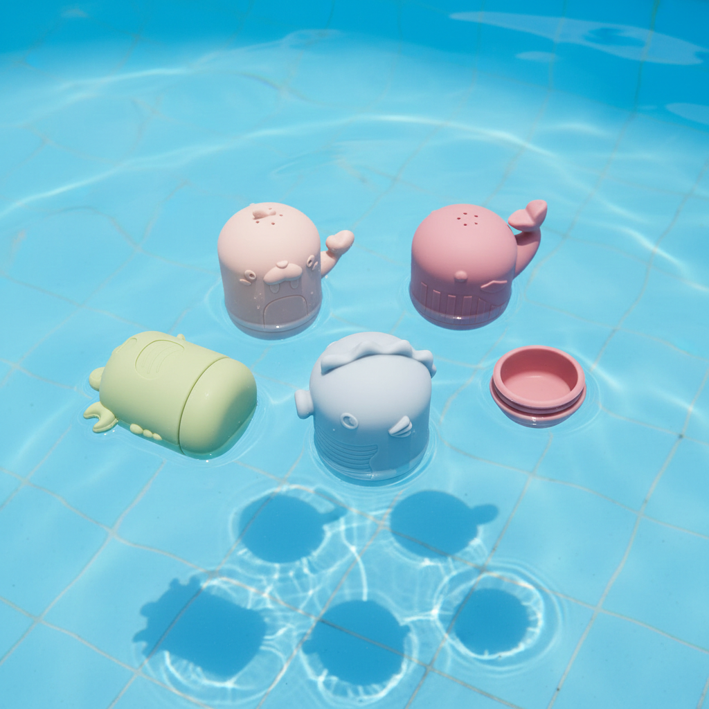 AquaFriends – Silicone bath toys for little explorers 