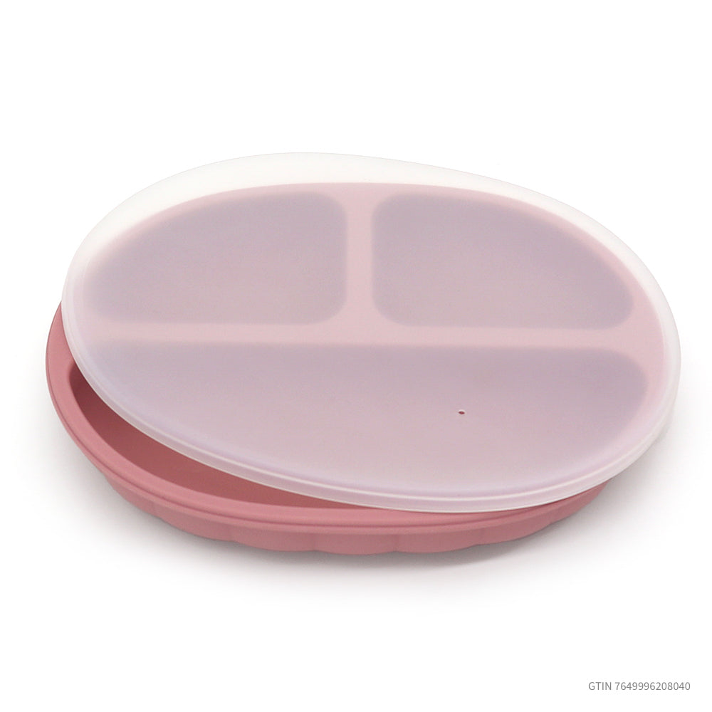 maamii_Nature_Divide_Silikon_BabyTeller_mit_Saugnapf_Farbe_Pink