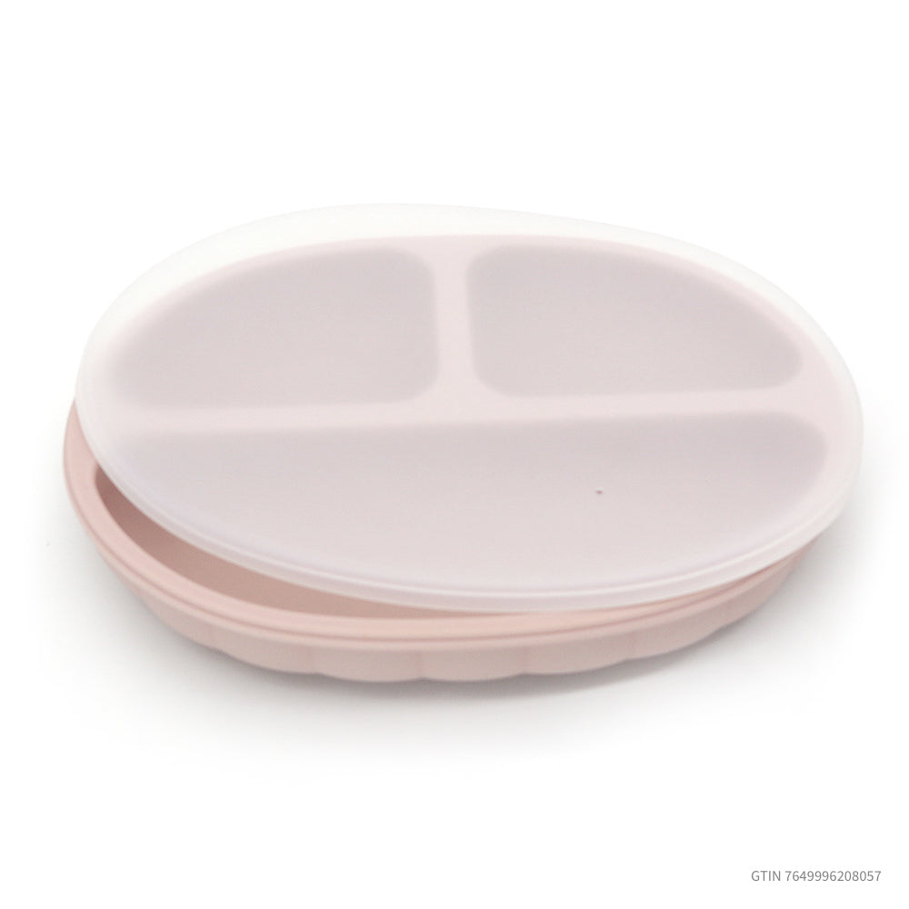 maamii_Nature_Divide_Silikon_BabyTeller_mit_Saugnapf_Farbe_Rosa
